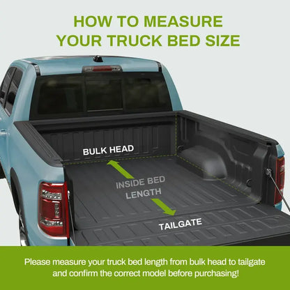 Soft Roll Up Tonneau Cover – Fits Chevy Silverado & GMC Sierra 1500 (2007–2026) 5.8 FT Bed
