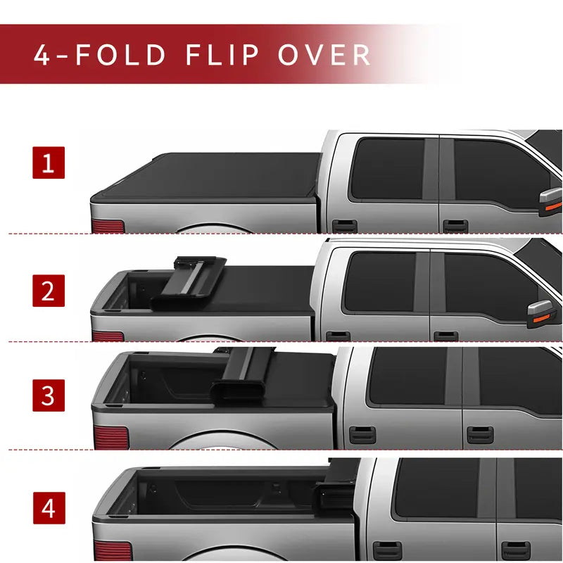 Soft Roll Up Tonneau Cover – Fits Chevy Silverado & GMC Sierra 1500 (2007–2026) 5.8 FT Bed