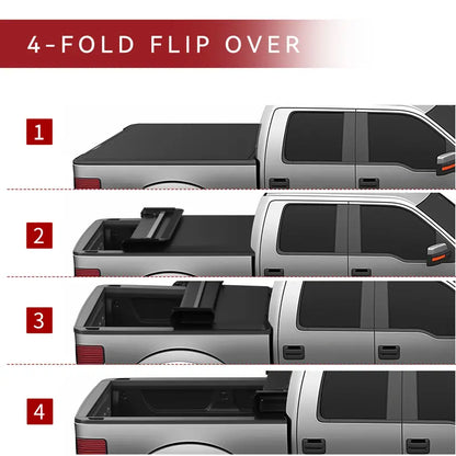 Soft Roll Up Tonneau Cover – Fits Chevy Silverado & GMC Sierra 1500 (2007–2026) 5.8 FT Bed